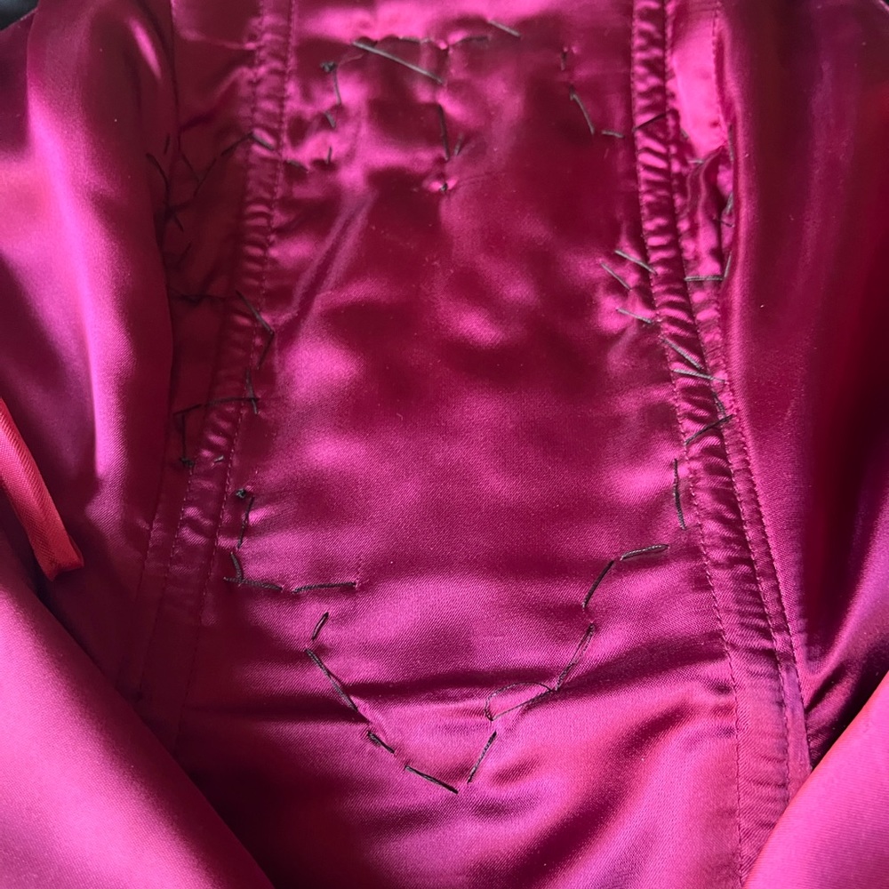 Vintage  Velvet Victorian gothic Cocktail Dress - Picture 4 of 10